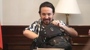 El secretario general de Podemos, Pablo Iglesias