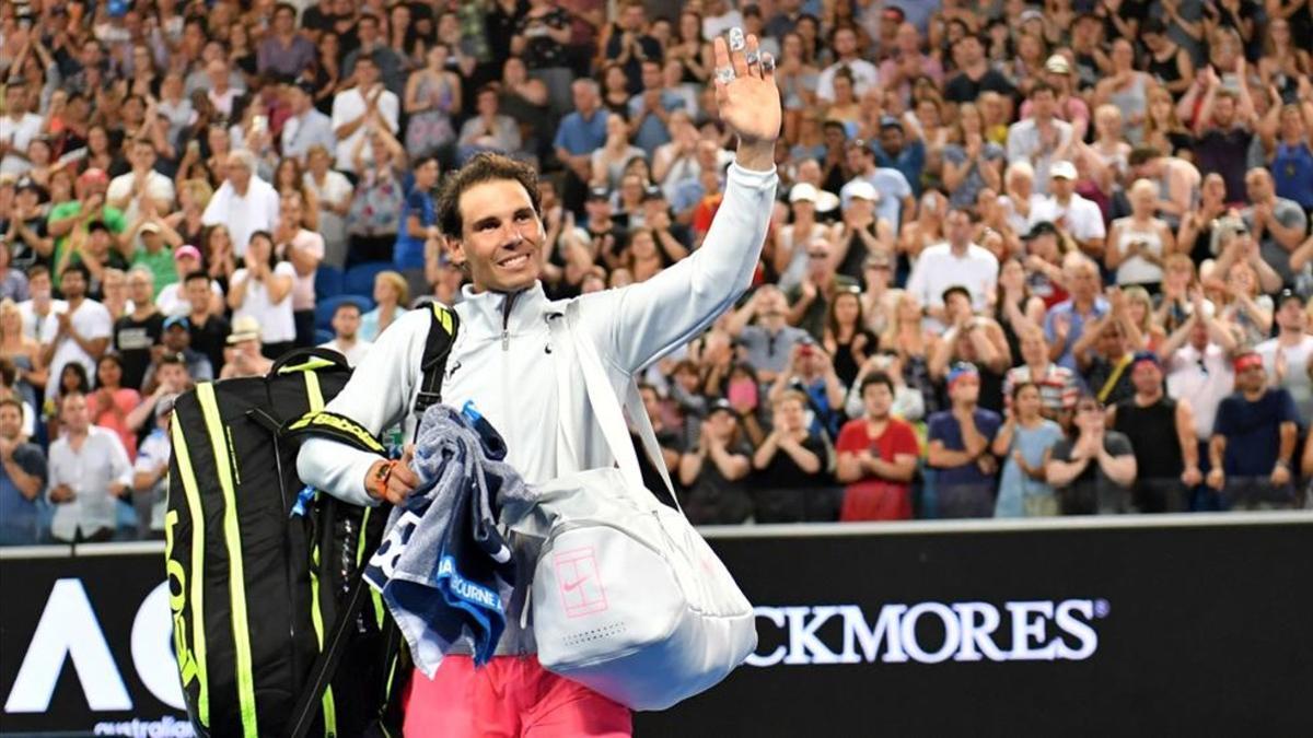 Rafa Nadal se muestra fuerte y confiado en este Open de Australia