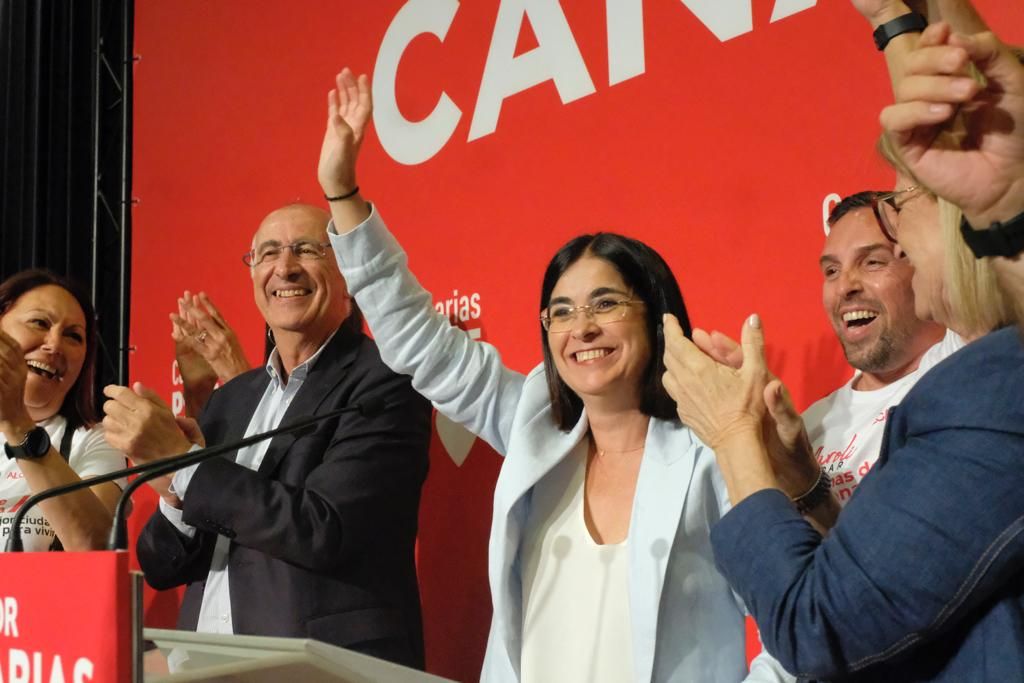 Noche electoral con el PSOE