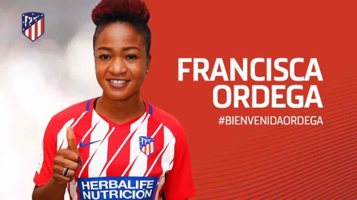 Francisca Ordega ha fichado por el Atlético femenino