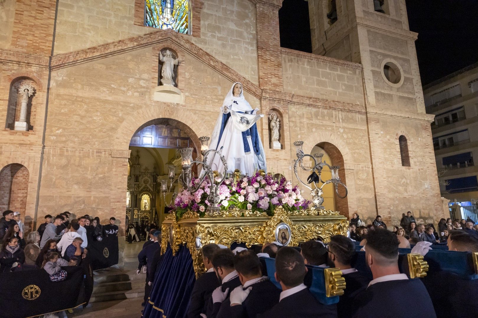 Encuentro de la Vía Dolorosa en Torrevieja del Miércoles Santo con la presencia del obispo José Ignacio Munilla