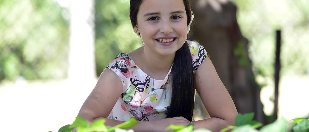 La Reina Infantil, Alma Argiles, minutos antes de la entrevista.