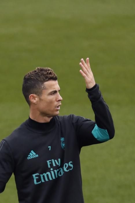 Fútbol.Entrenamiento del Real Madrid