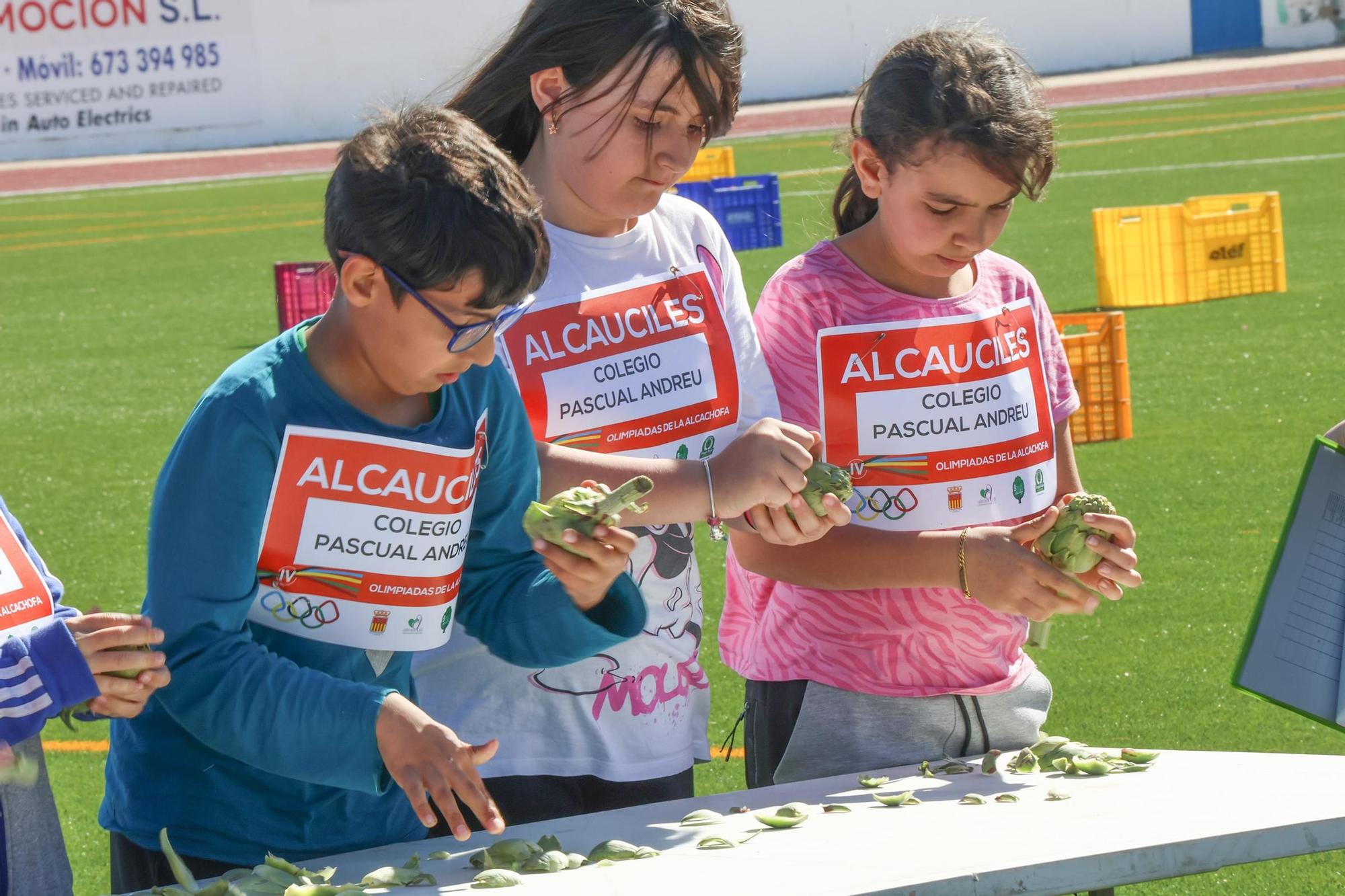 Destreza y diversión en las Olimpiadas de la Alcachofa