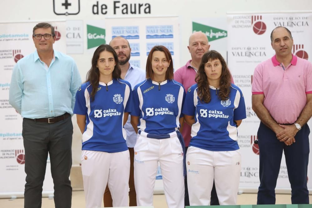 Faura presenta las últimas finales, del Campeonato Autonómico de Galotxa El Corte Inglés