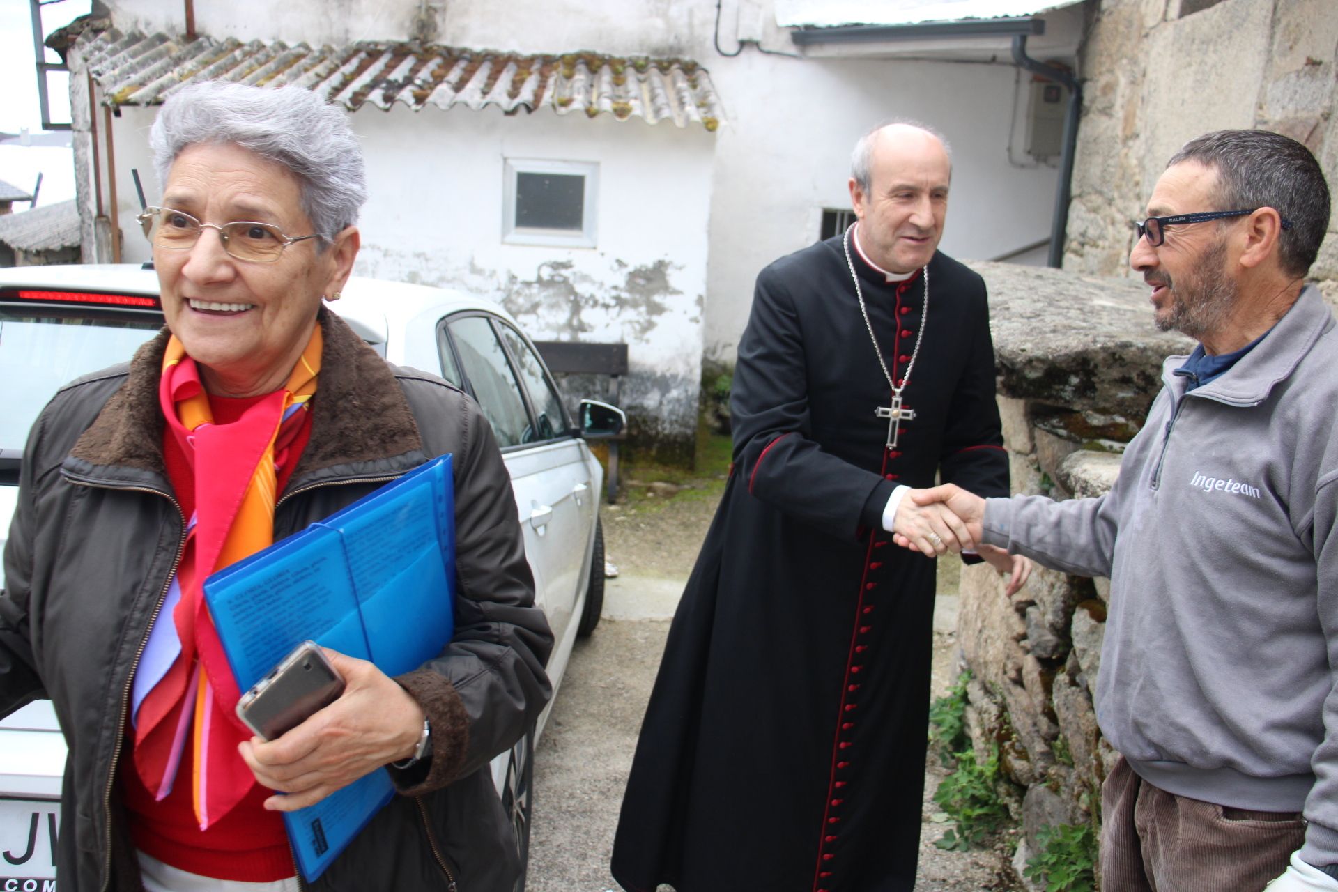 El obispo de Astorga en La Tejera