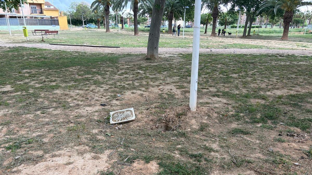 El parque Príncipe de Asturias, rebautizado como Parque de la Solidaritat.