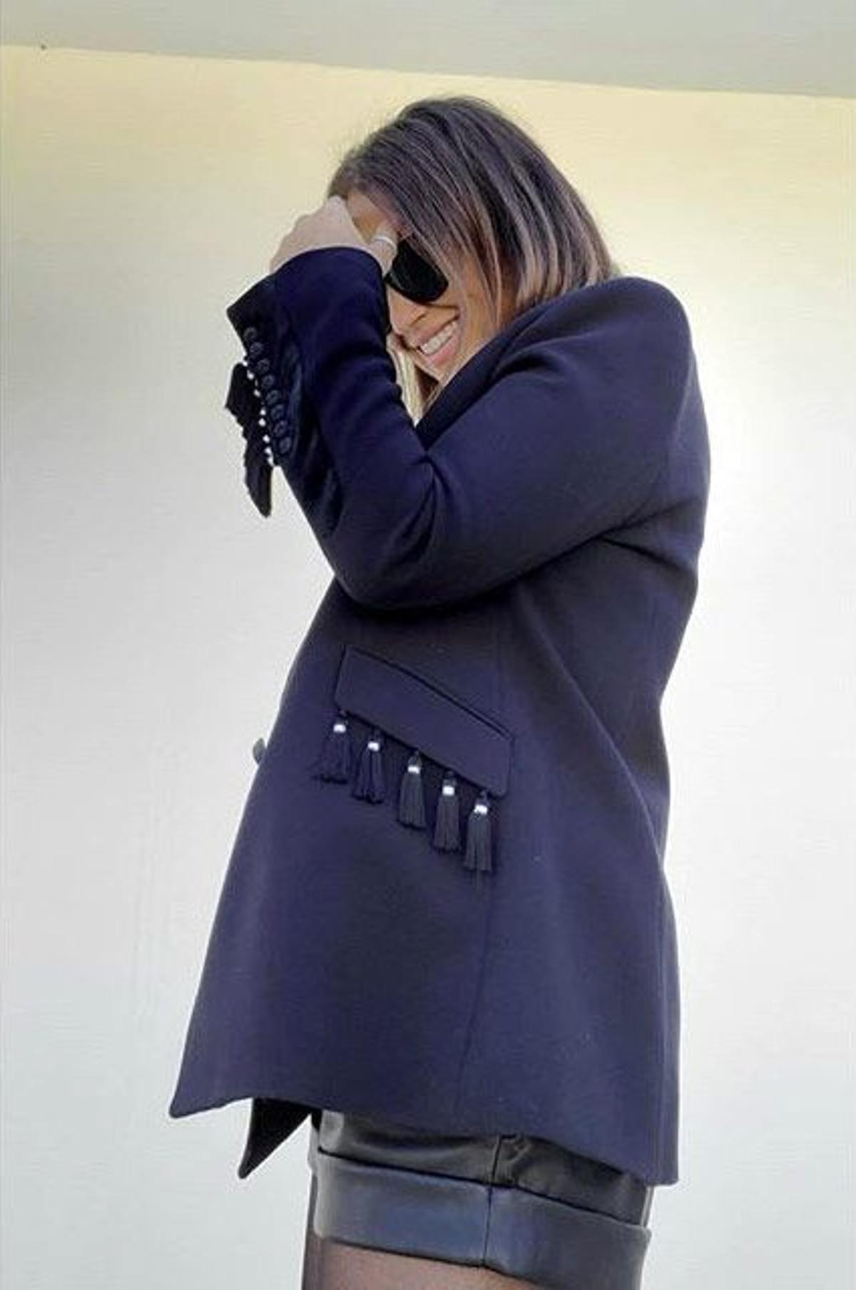 Paula Echevarría con blazer de The Extreme Collection