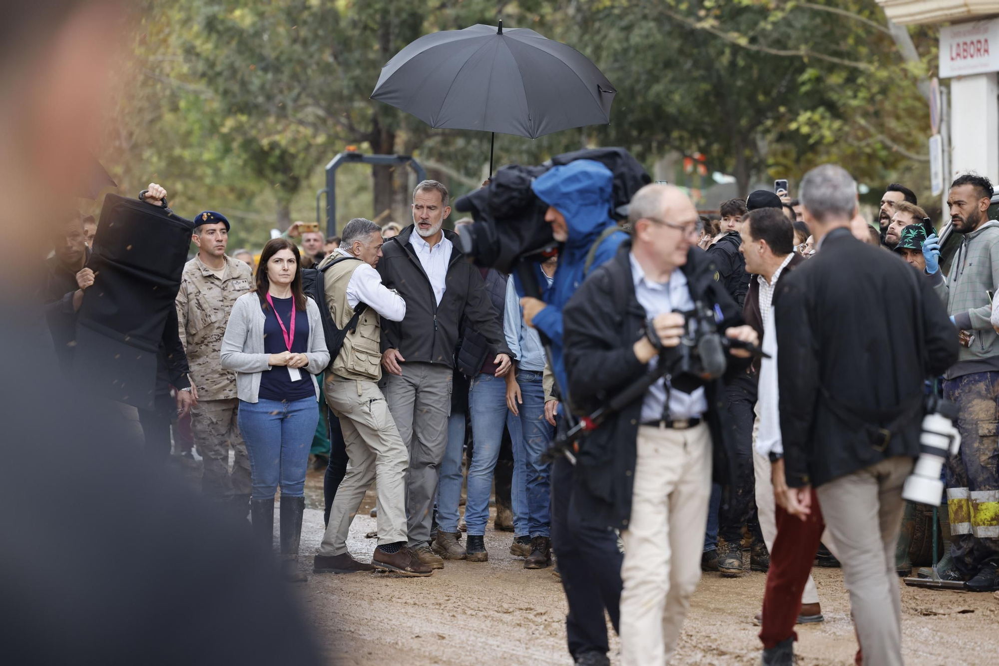 Disturbios en la visita de los Reyes, Sánchez y Mazón a Paiporta