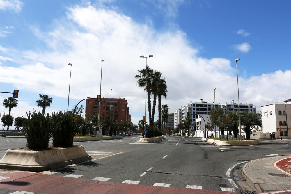 Playas cerradas en Málaga en el inicio de la primavera