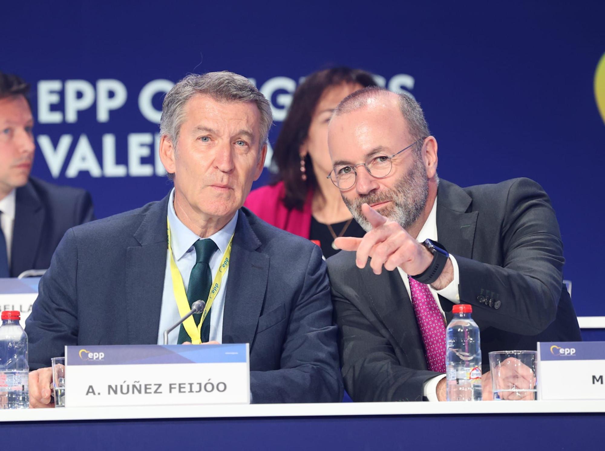 La primera jornada del congreso del PPE en València, en imágenes