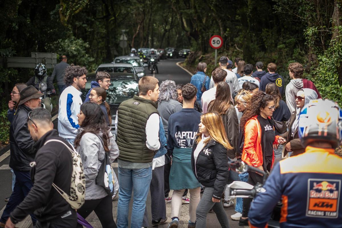 Manifestación en Anaga
