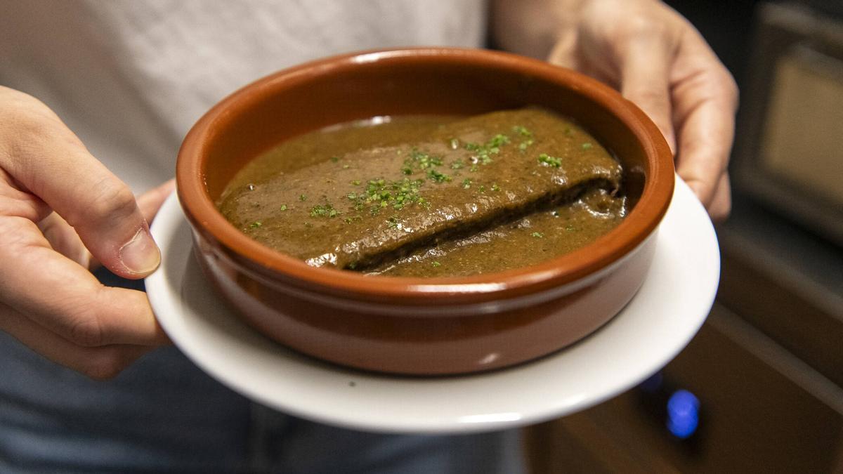 La terrina de fricandó de Cal Quiquet.