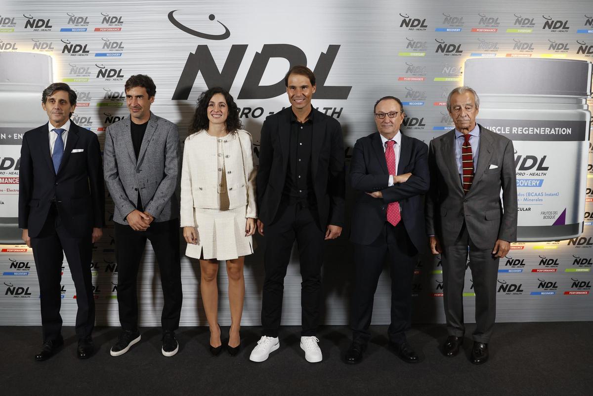 José María Álvarez Pallete y Raúl González, entre otras personalidades, acompañaron a Rafa Nadal.