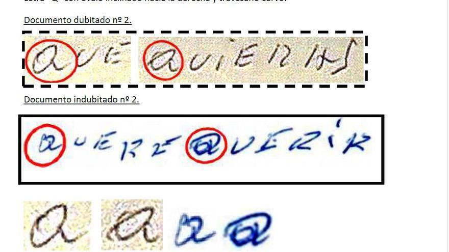 La pericial sobre la escritura de Koldo concluye que es el autor de las notas sobre obra pública aportadas por Aldama