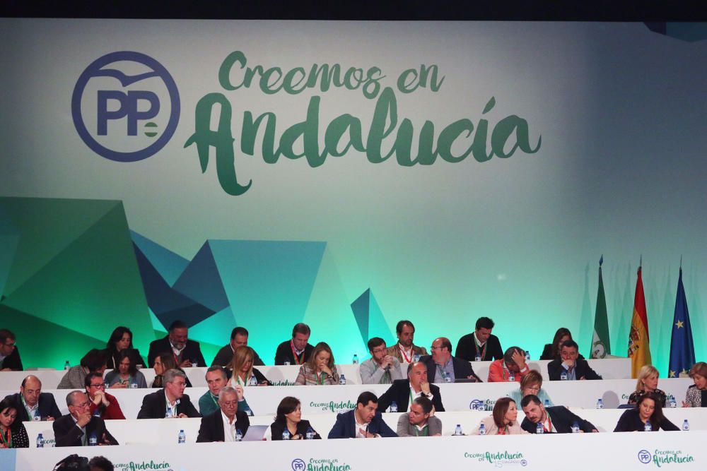 Segunda jornada del congreso del PP-A en Málaga