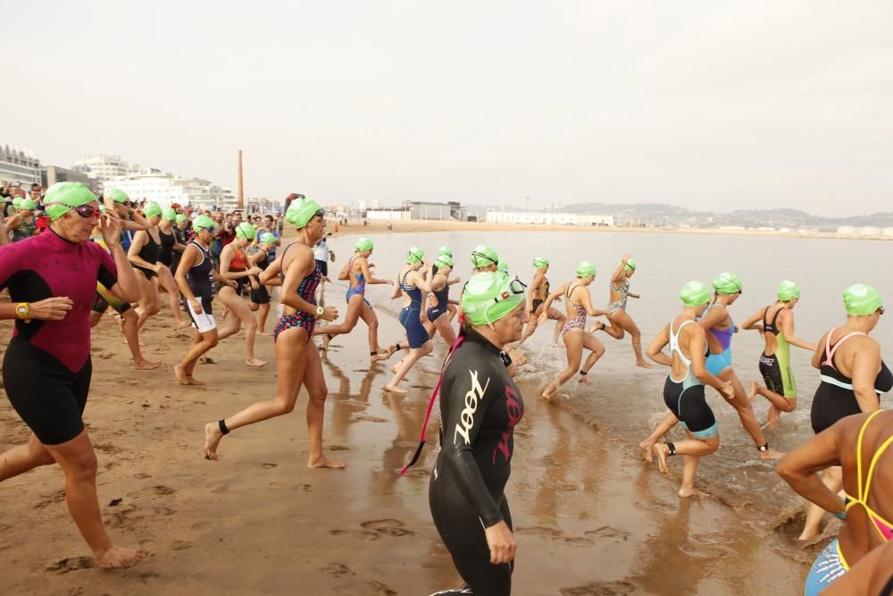 Trialtlón de la mujer en Gijón