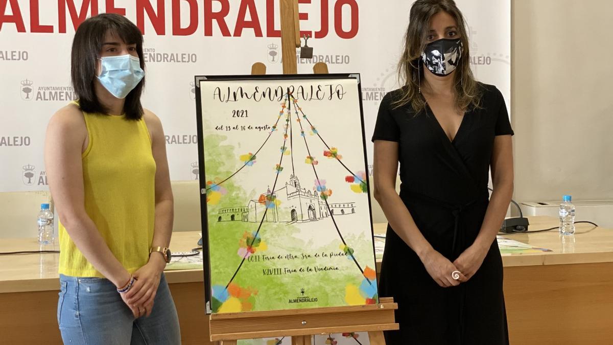 Tamara Rodríguez y Laura Cirilo presentan el cartel oficial de la feria 2021