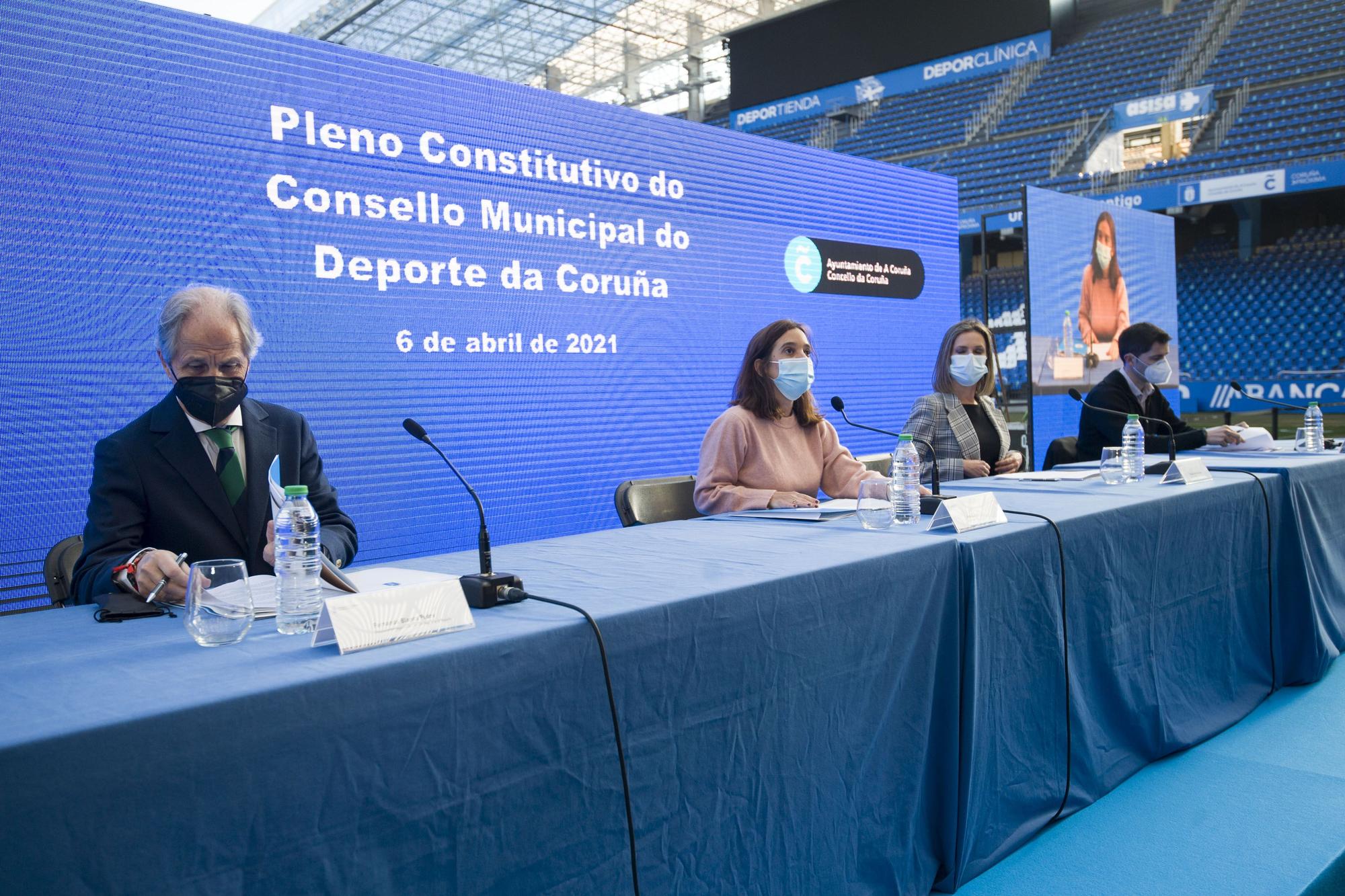 Pleno constitutivo del Consello Municipal do Deporte en Riazor