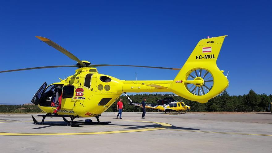 El Gobierno de Aragón invierte casi un millón en mejorar el helipuerto de Blancos del Coscojar