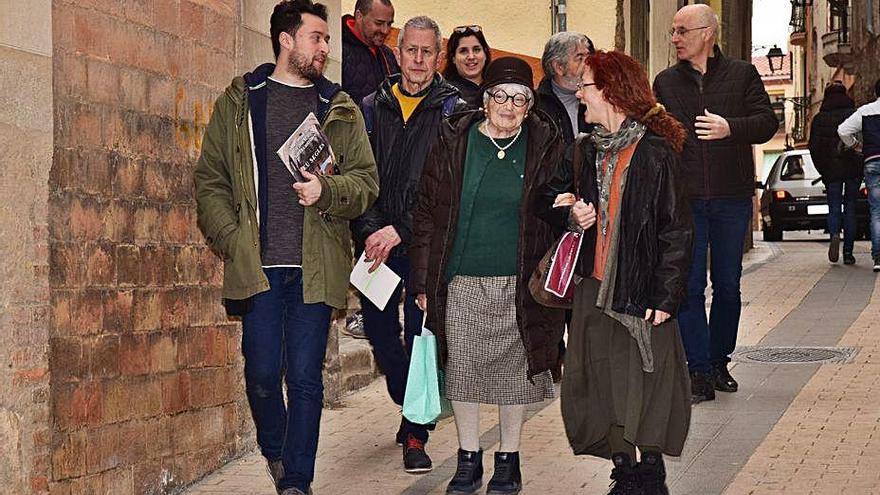 Pilarín Bayés va visitar fa un any Monistrol de Montserrat