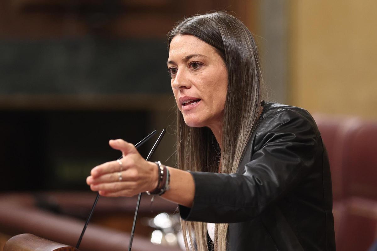 La portavoz de Junts en el Congreso, Miriam Nogueras.