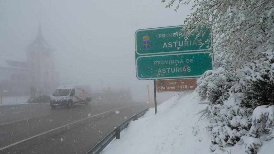 Asturias, en alerta amarilla por nieve hasta el jueves