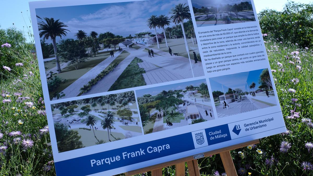 El Ayuntamiento licita las obras del parque Frank Capra en el distrito Teatinos con una inversión de más de 8,8 millones de euros