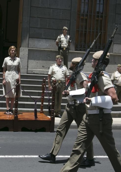 19/07/2017  EJERCITO DEFENSA   visita de la ministra de defensa María Dolores de Cospedal  a la capitanía  de canarias