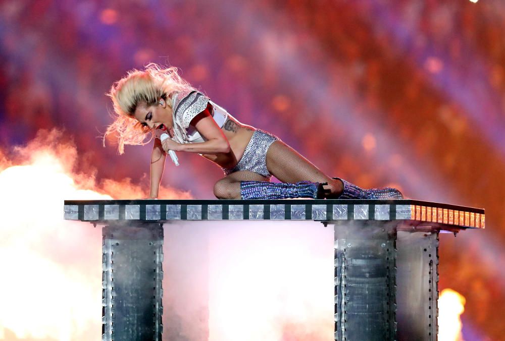 La actuación de Lady Gaga en la Super Bowl