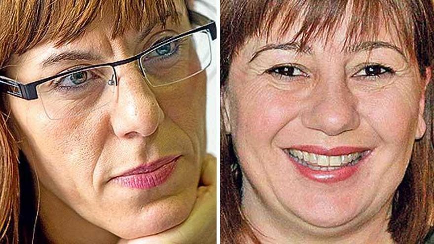 Laura Camargo y Francina Armengol, la portavoz de Podemos volvió a apelar ayer a Armengol para que actúe frente a Pedro Sánchez.