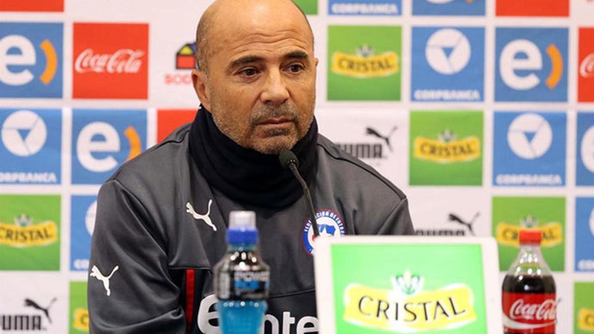 El seleccionador de Chile, Jorge Sampaoli