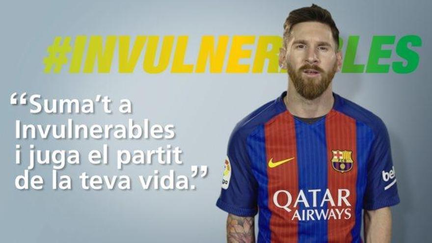 Leo Messi se suma al programa Invulnerables