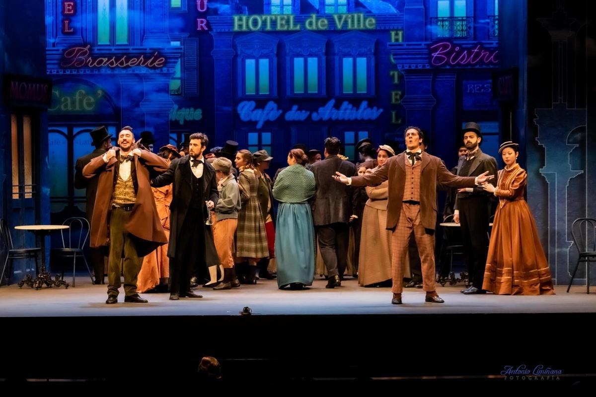 Representación de "La Bohème"