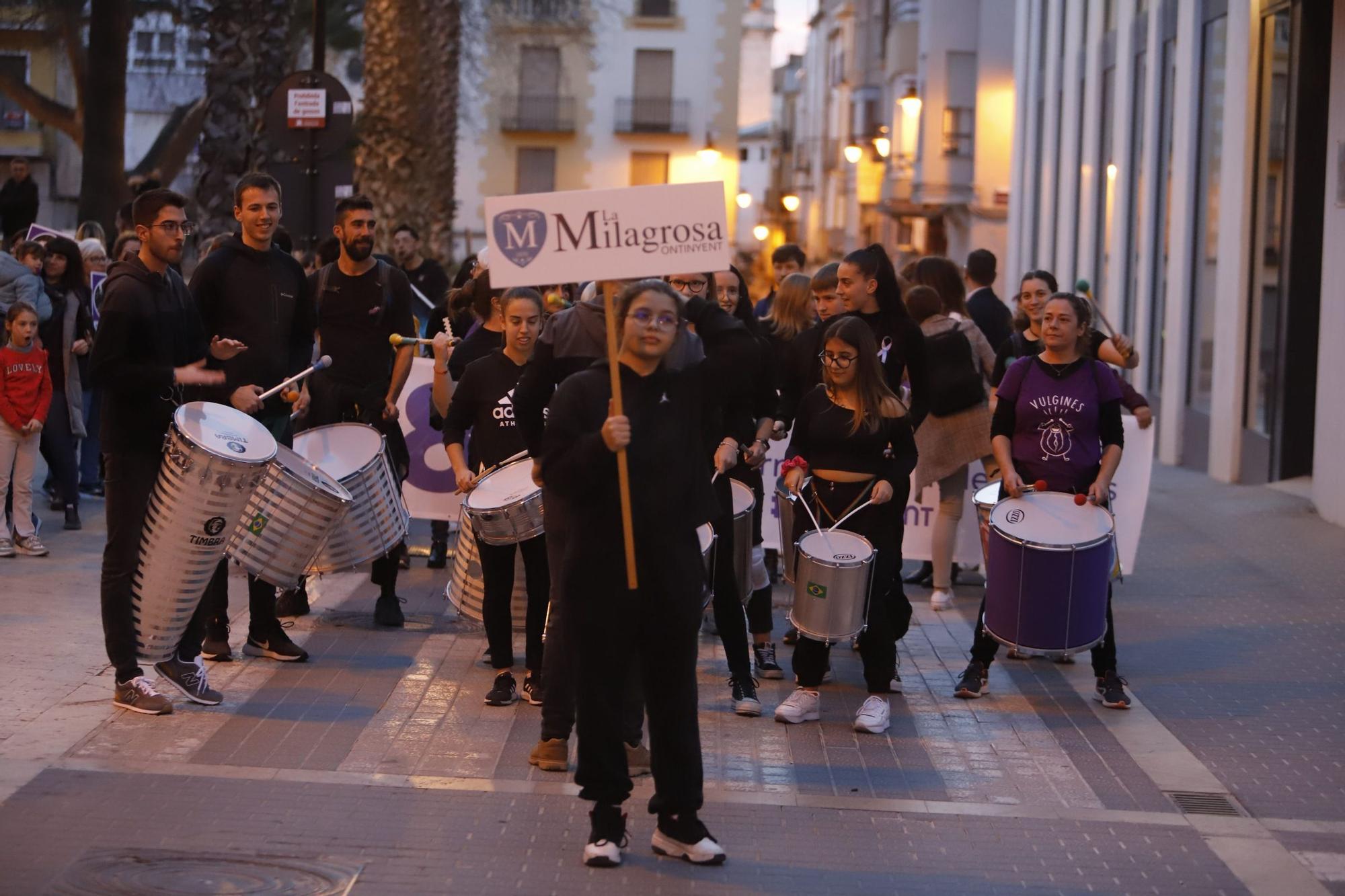 Manifestaciones y actos por el 8M en Ontinyent y Xàtiva