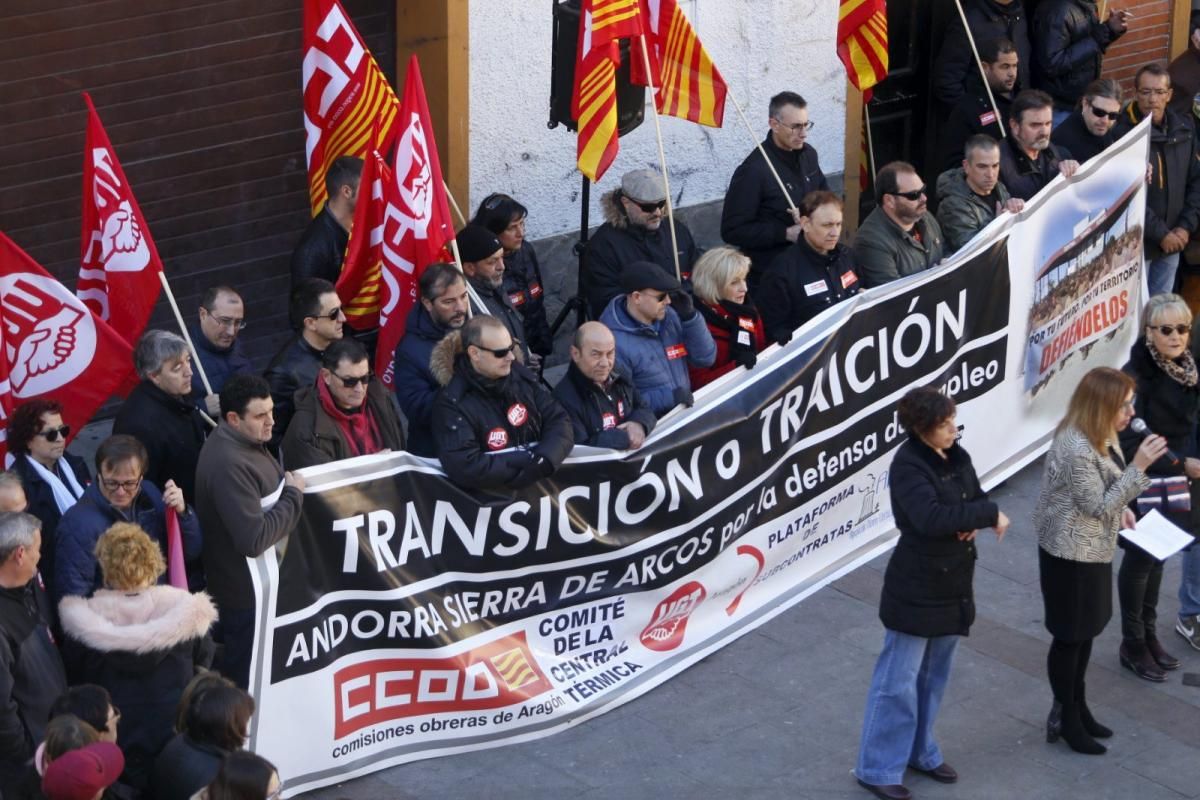 Manifestación en Andorra por una transición justa