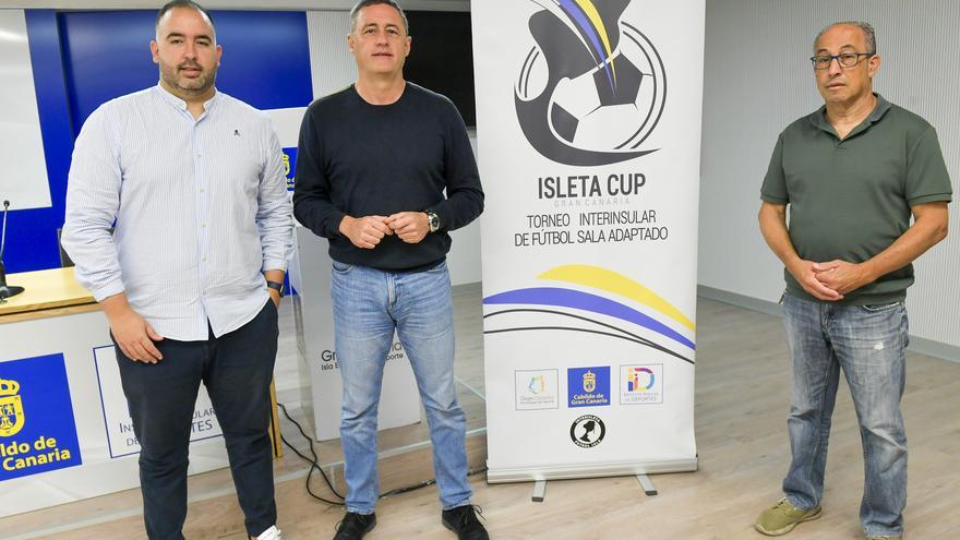Presentación del Isleta Cup. Torneo Interinsular de Fútbol Sala Adaptado