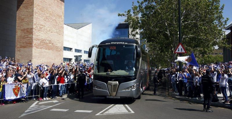 La afición eleva al Real Zaragoza