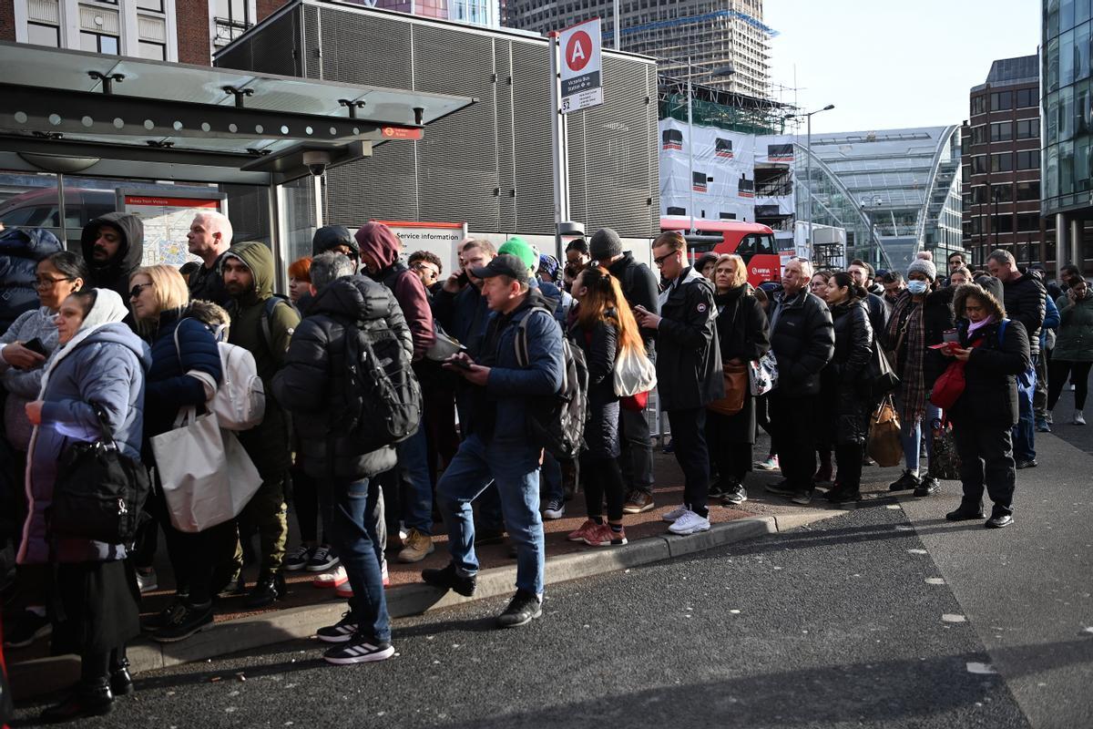 La huelga en el metro de Londres paraliza todas las líneas