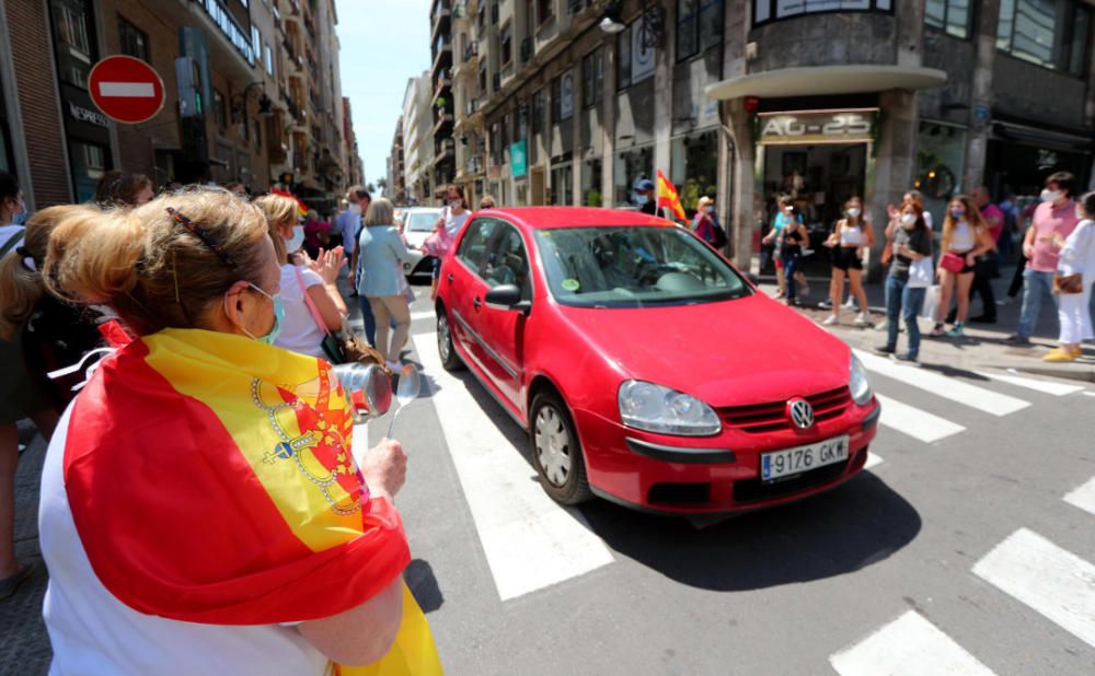 Manifestación contra el Gobierno convocada por Vox en Valencia