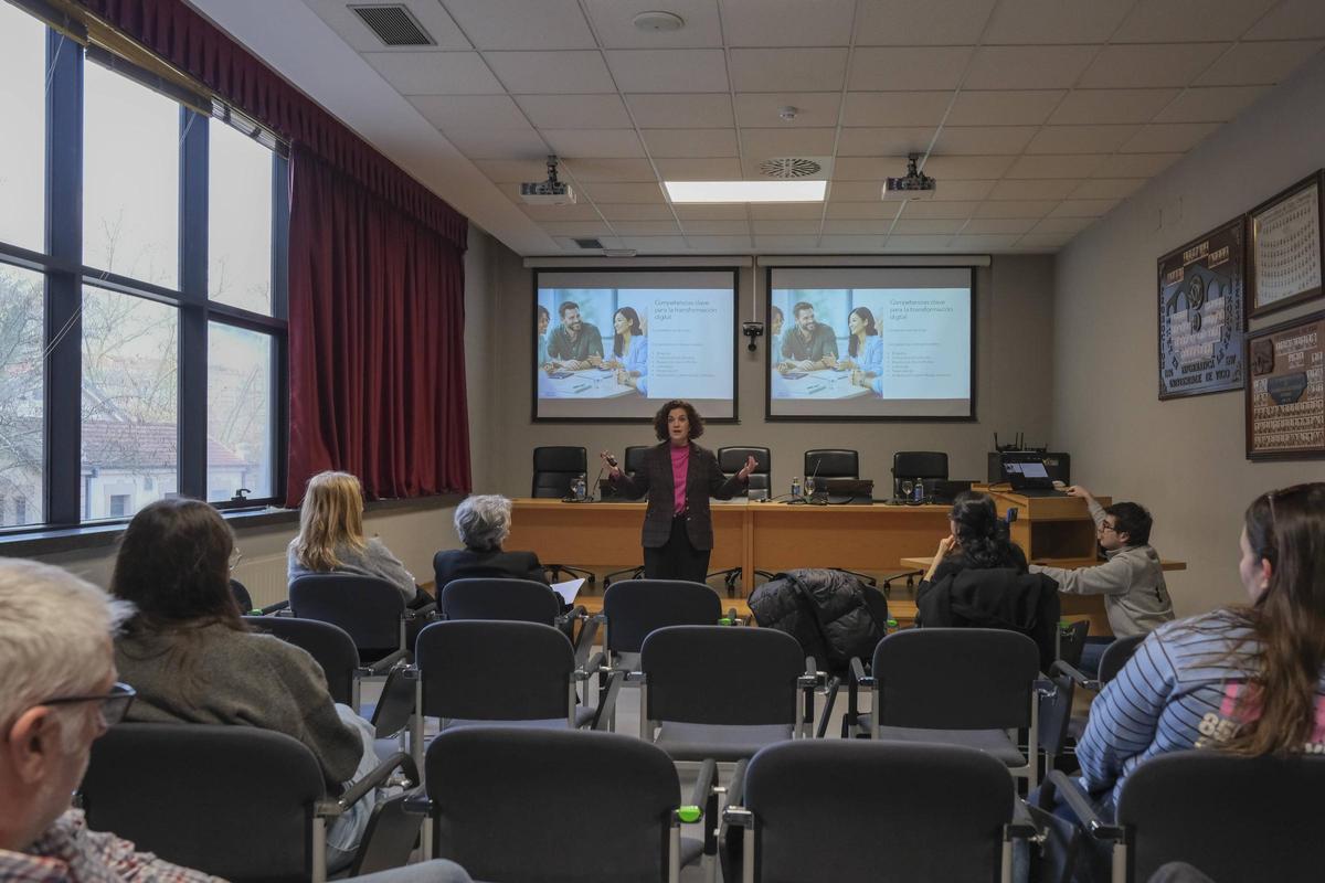 Un instante del encuentro