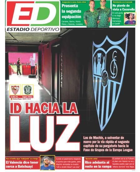 Portada ESTADIO DEPORTIVO jueves 9 de agosto 2018