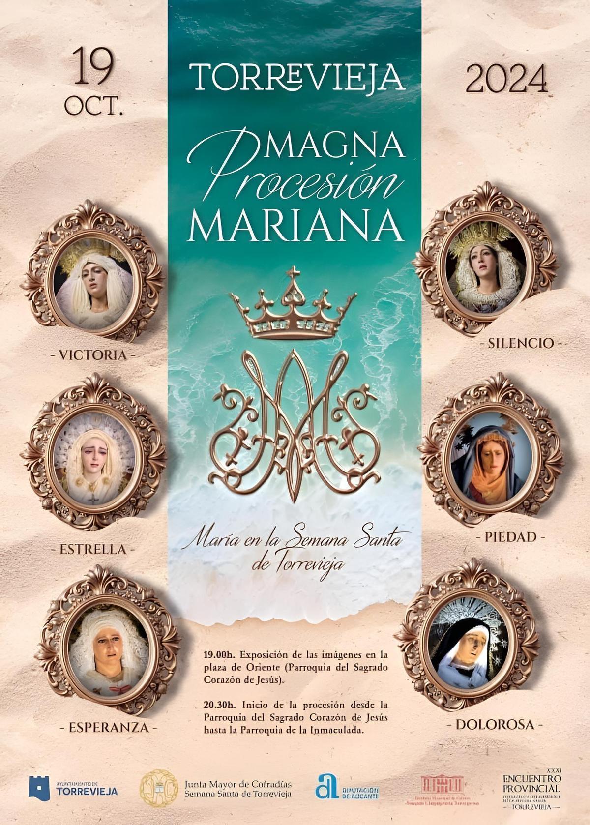 Cartel anunciador de la procesión extraordinaria