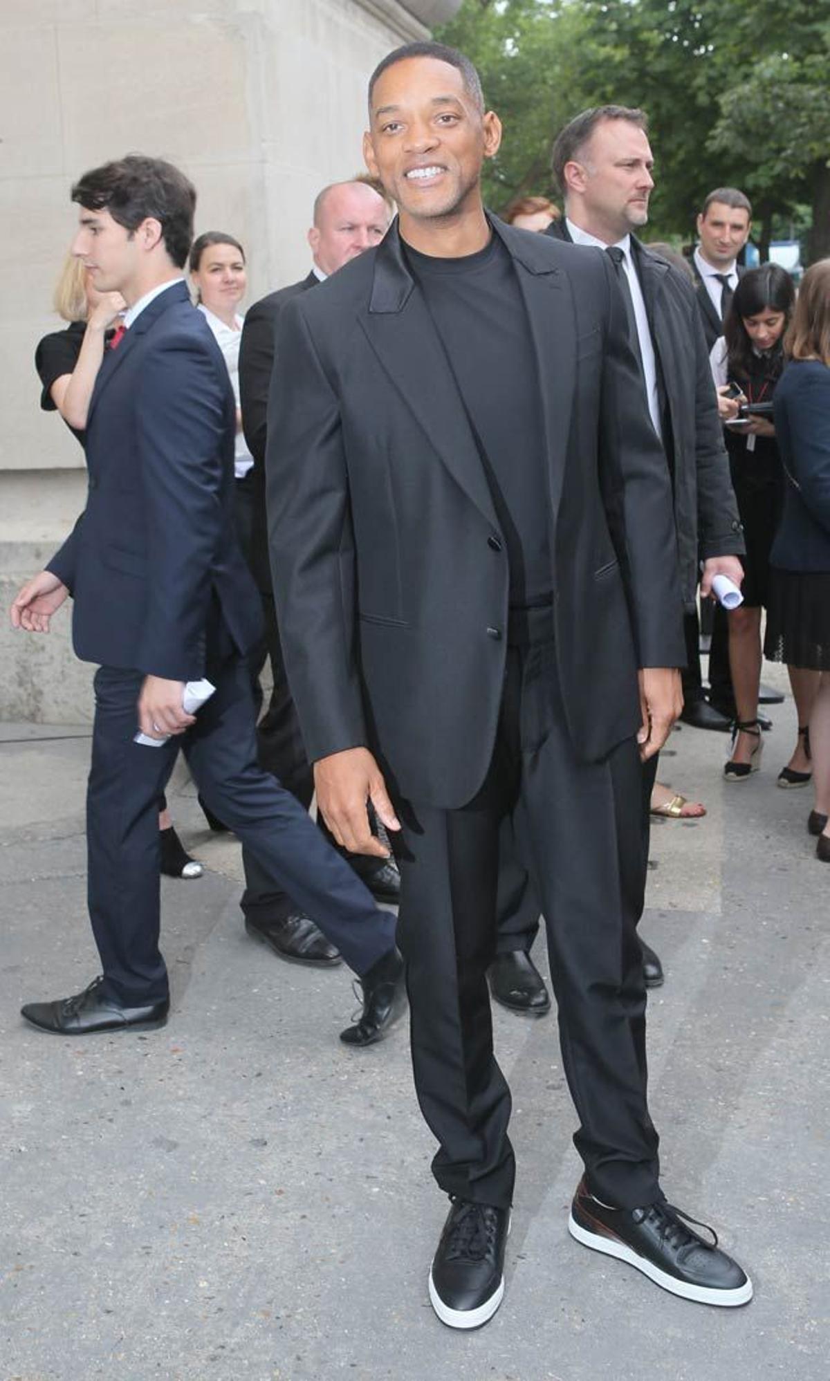 Will Smith, en el desfile de Chanel en París.