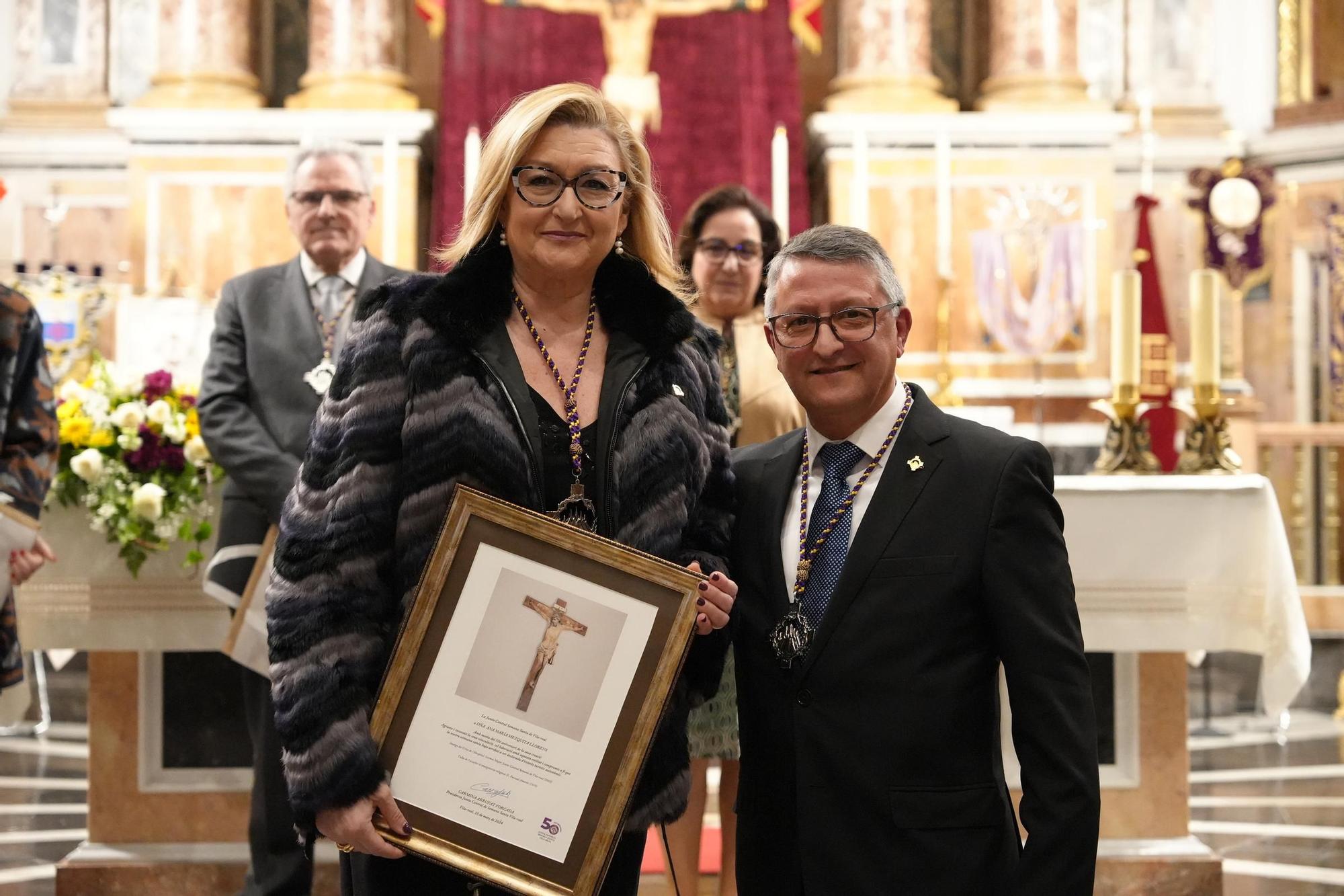 Las fotos de la misa para conmemorar el 50º aniversario de la Junta Central de Semana Santa de Vila-real