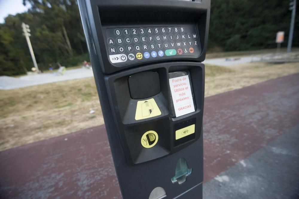 Intentan robar los parquímetros de Bastiagueiro