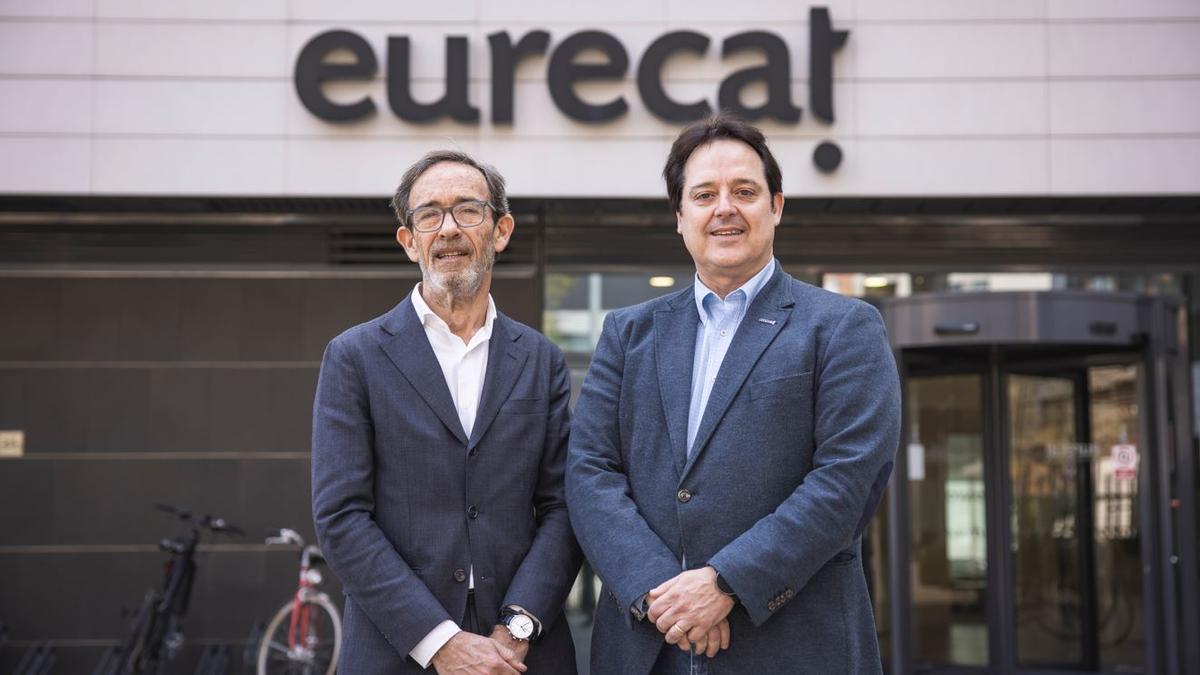 Xavier López y Daniel Altimiras, director general y presidente de Eurecat