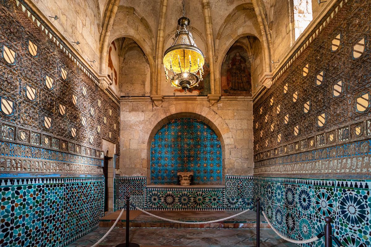 Interior de la capilla mudéjar de San Bartolomé