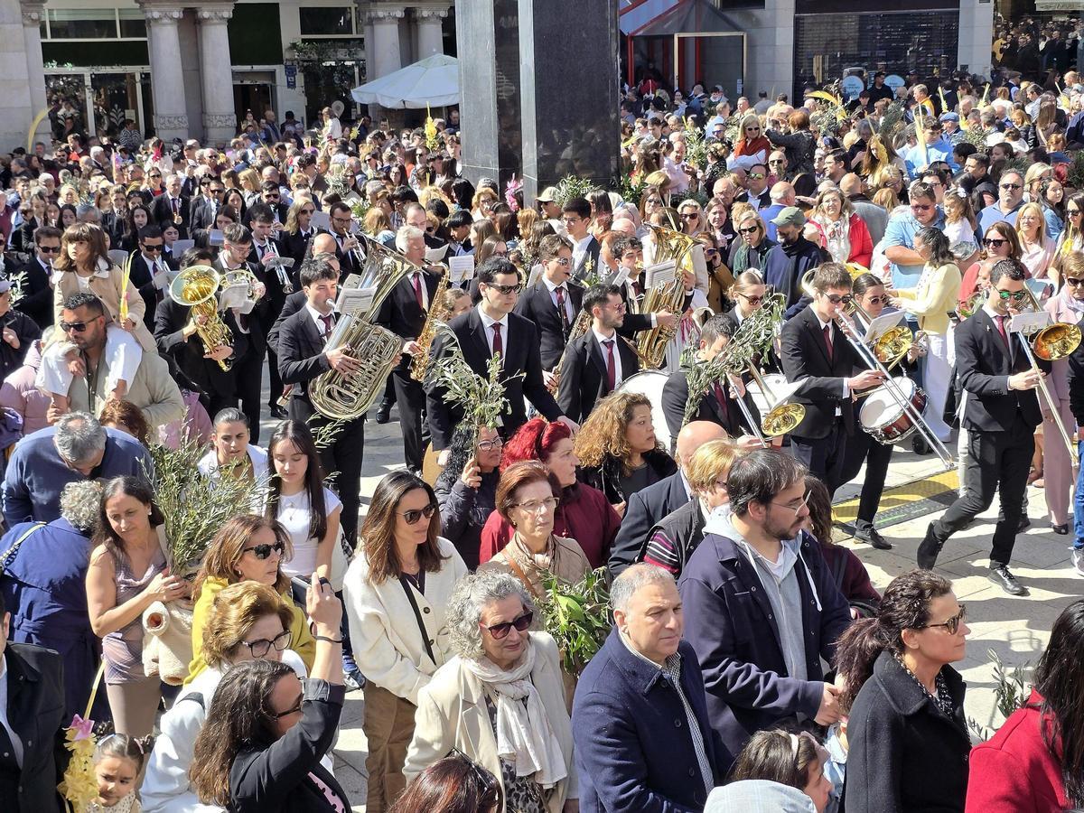 La procesión de la Borriquita de Vigo este Domingo de Ramos, en imágenes