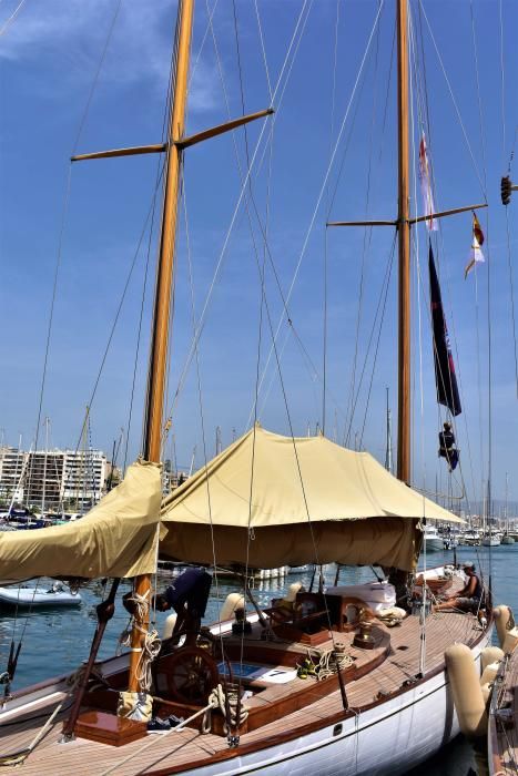 Los barcos clásicos surcan el mar de Mallorca